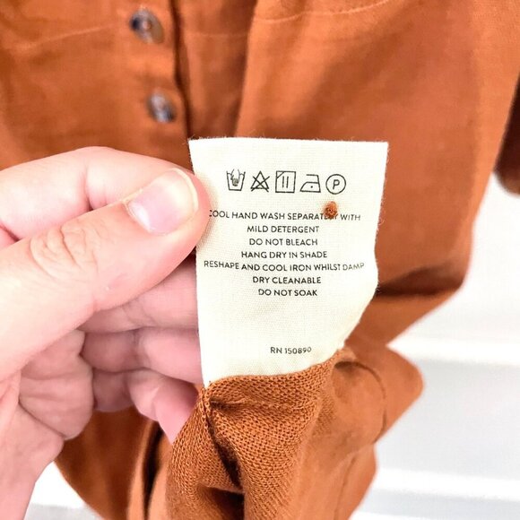 NWT Spell and the Gypsy Rani Mini Dress Copper Size XXL - Picture 7 of 8